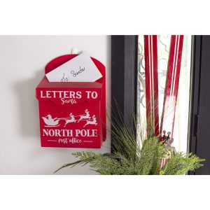 RED METAL LETTER BOX